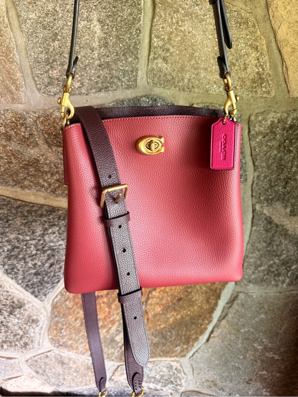 Coach Willow Colorblock Bucket Bag
